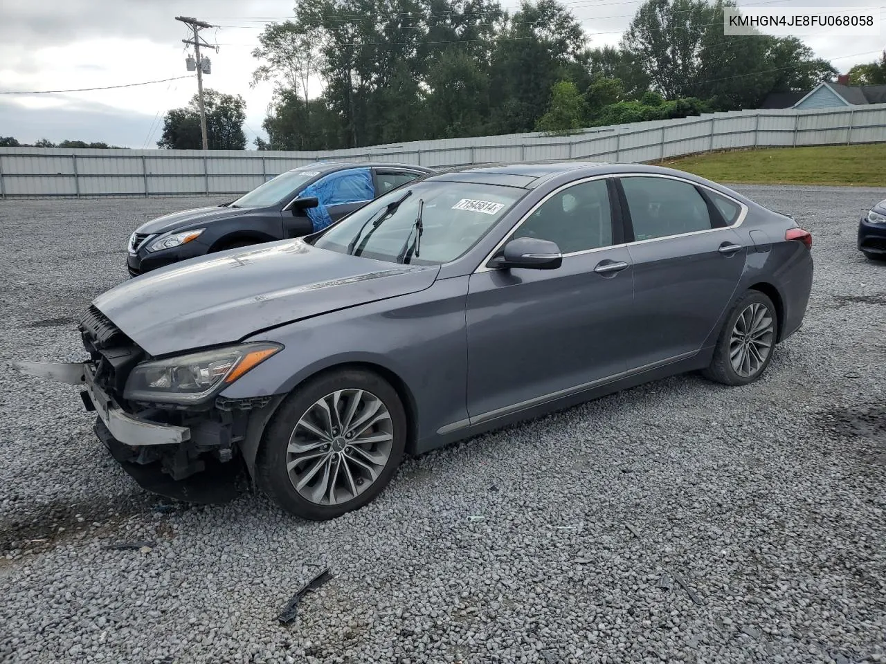 2015 Hyundai Genesis 3.8L VIN: KMHGN4JE8FU068058 Lot: 71545814