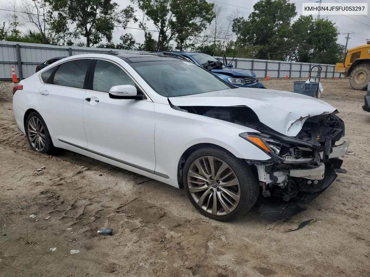 KMHGN4JF5FU053297 2015 Hyundai Genesis 5.0L