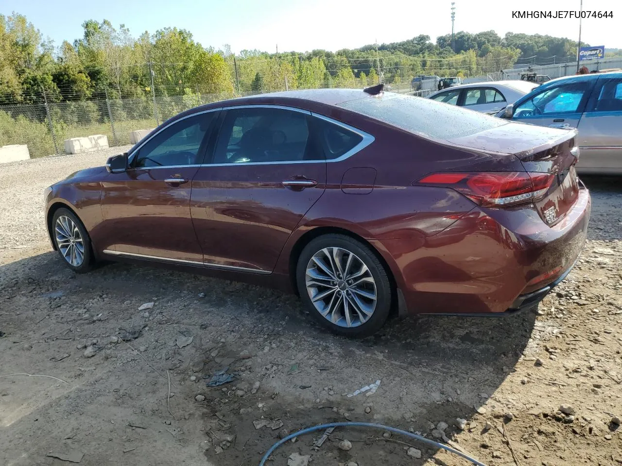 2015 Hyundai Genesis 3.8L VIN: KMHGN4JE7FU074644 Lot: 71762004