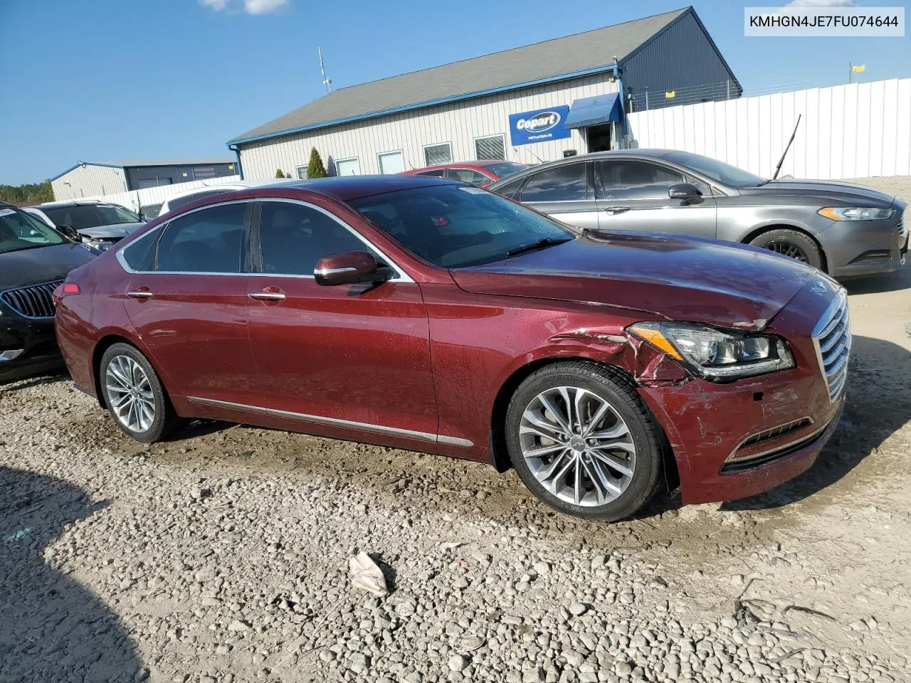 2015 Hyundai Genesis 3.8L VIN: KMHGN4JE7FU074644 Lot: 71762004