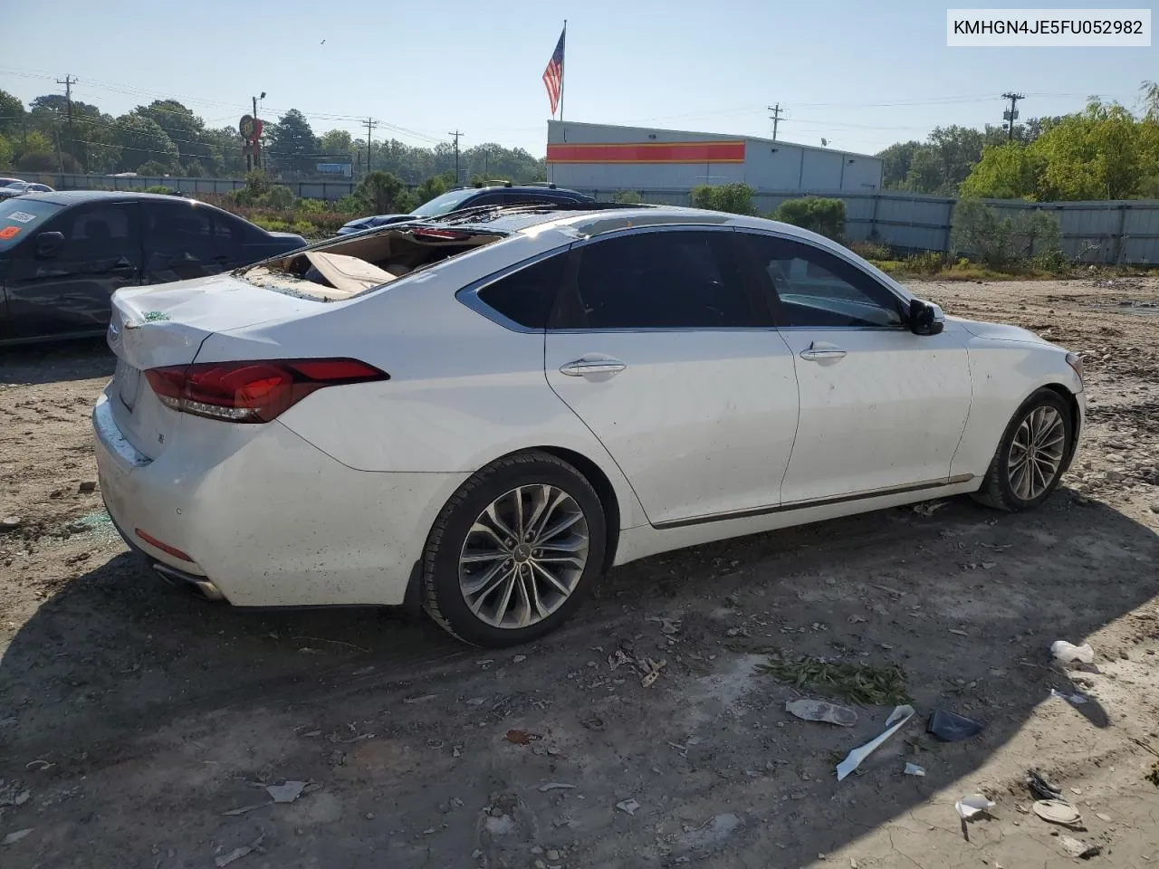 2015 Hyundai Genesis 3.8L VIN: KMHGN4JE5FU052982 Lot: 71814054