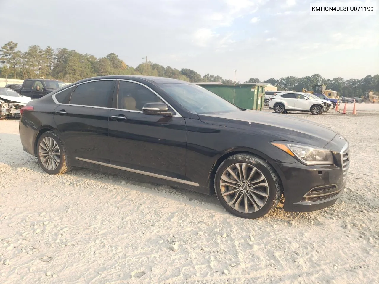 KMHGN4JE8FU071199 2015 Hyundai Genesis 3.8L