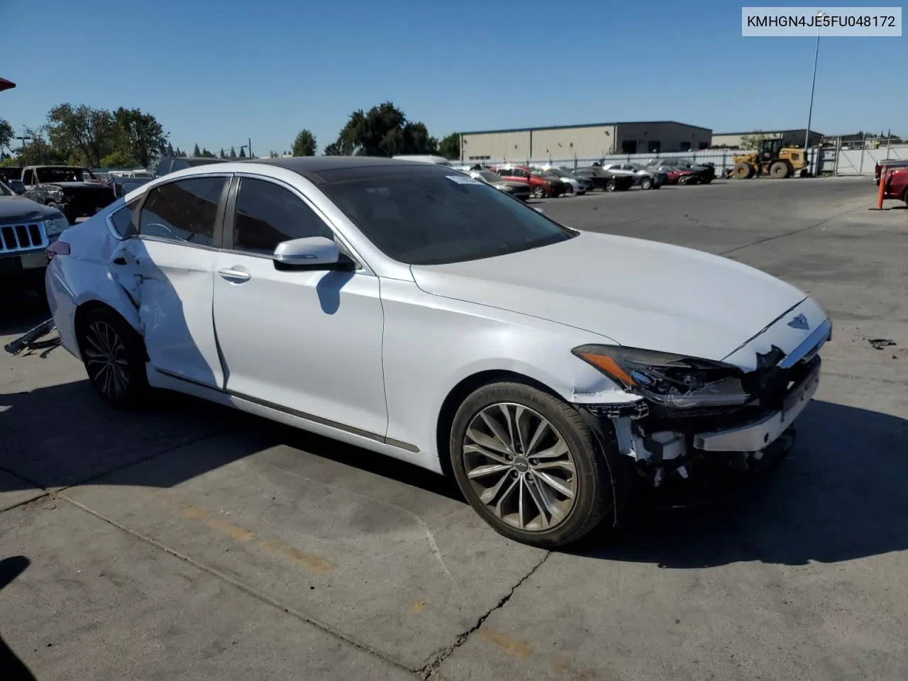 2015 Hyundai Genesis 3.8L VIN: KMHGN4JE5FU048172 Lot: 72169334