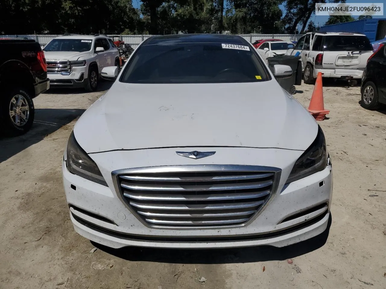 2015 Hyundai Genesis 3.8L VIN: KMHGN4JE2FU096423 Lot: 72437684