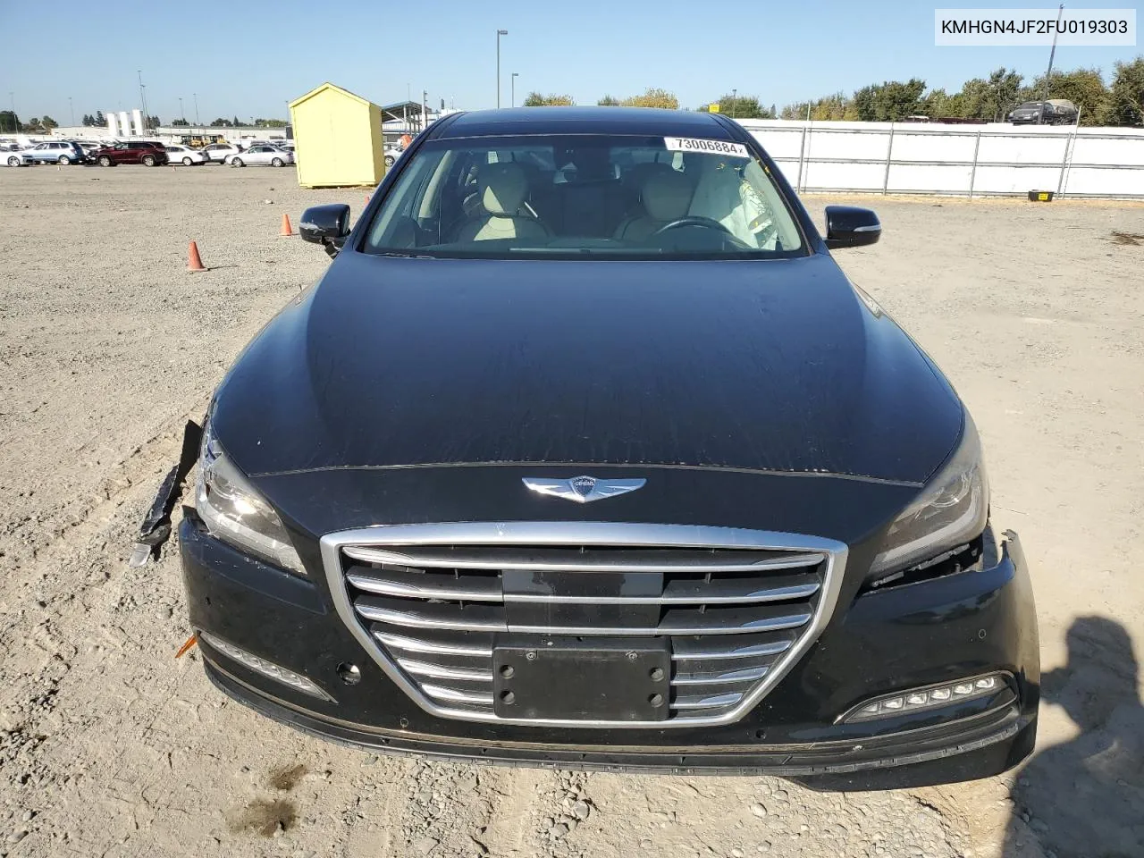 2015 Hyundai Genesis 5.0L VIN: KMHGN4JF2FU019303 Lot: 73006884