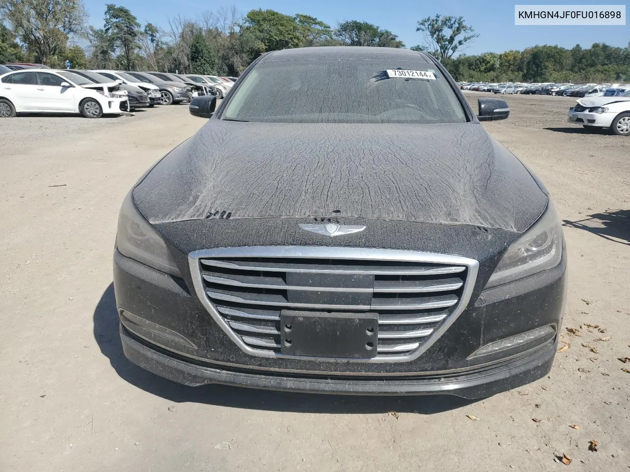 2015 Hyundai Genesis 5.0L VIN: KMHGN4JF0FU016898 Lot: 73012144