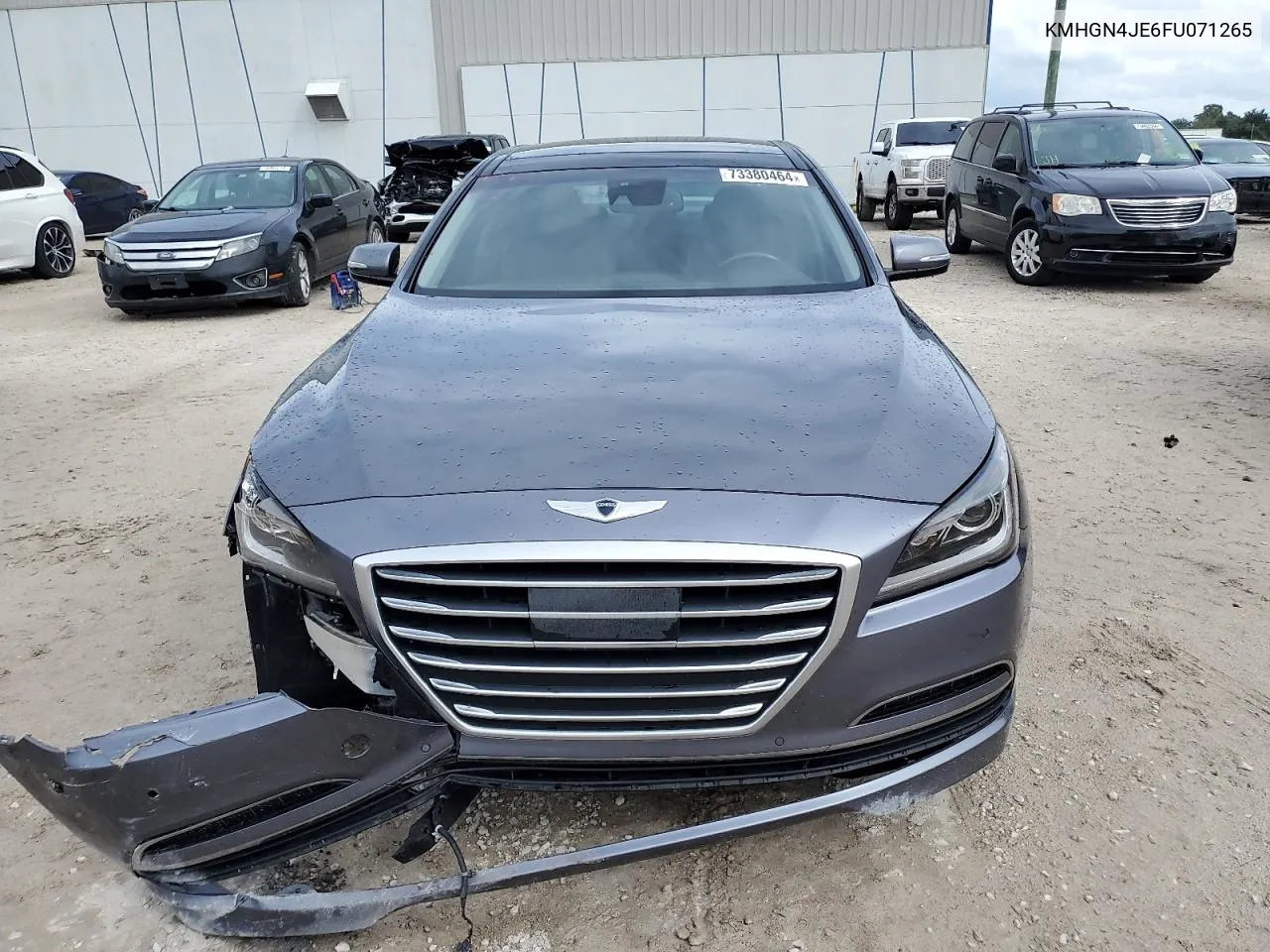 2015 Hyundai Genesis 3.8L VIN: KMHGN4JE6FU071265 Lot: 73380464