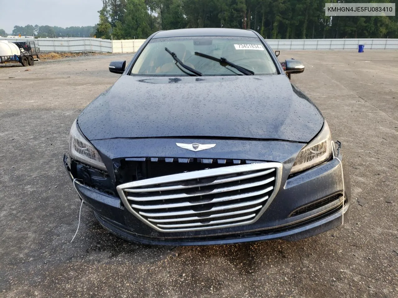 2015 Hyundai Genesis 3.8L VIN: KMHGN4JE5FU083410 Lot: 73451834