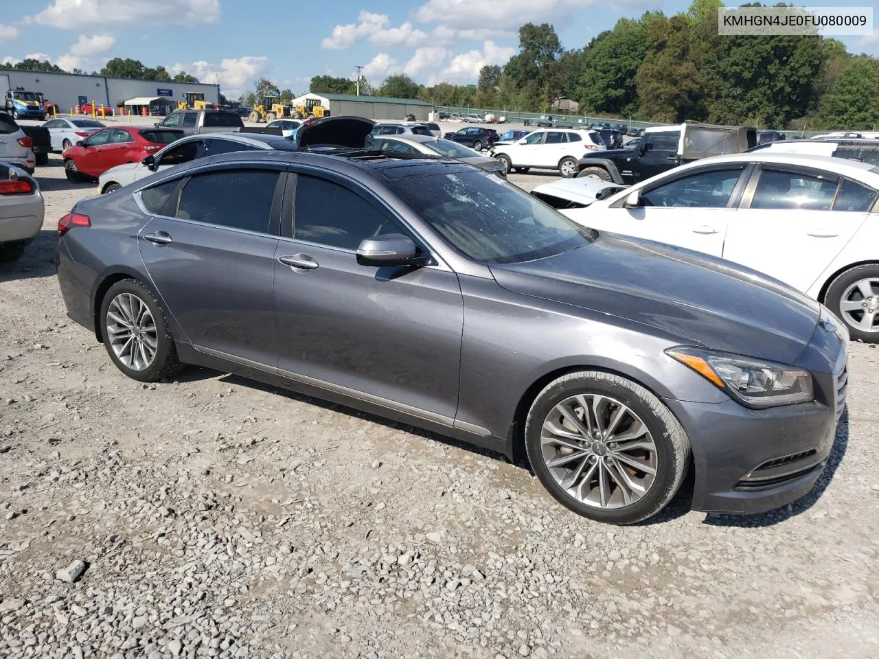 KMHGN4JE0FU080009 2015 Hyundai Genesis 3.8L