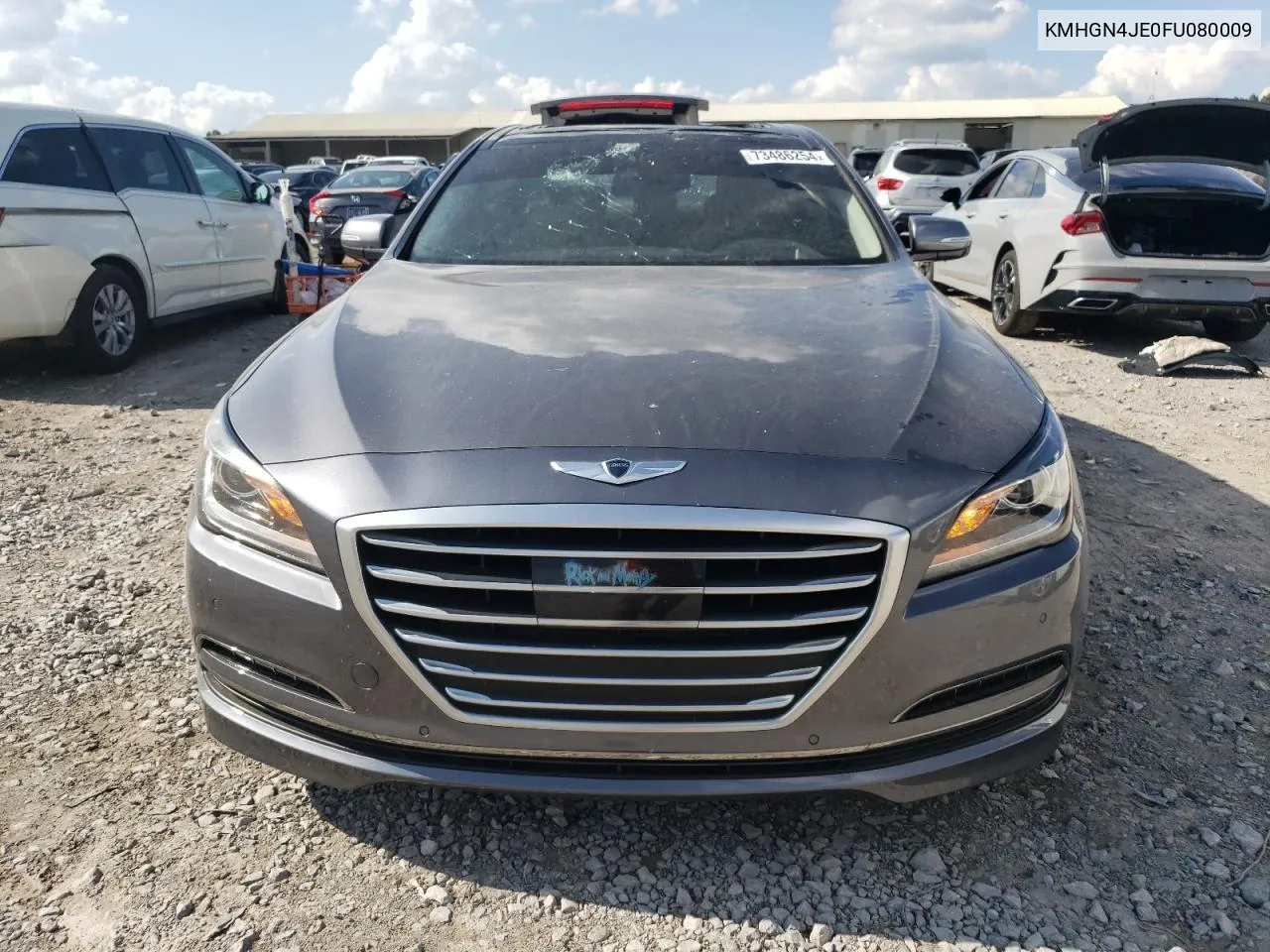 2015 Hyundai Genesis 3.8L VIN: KMHGN4JE0FU080009 Lot: 73486254