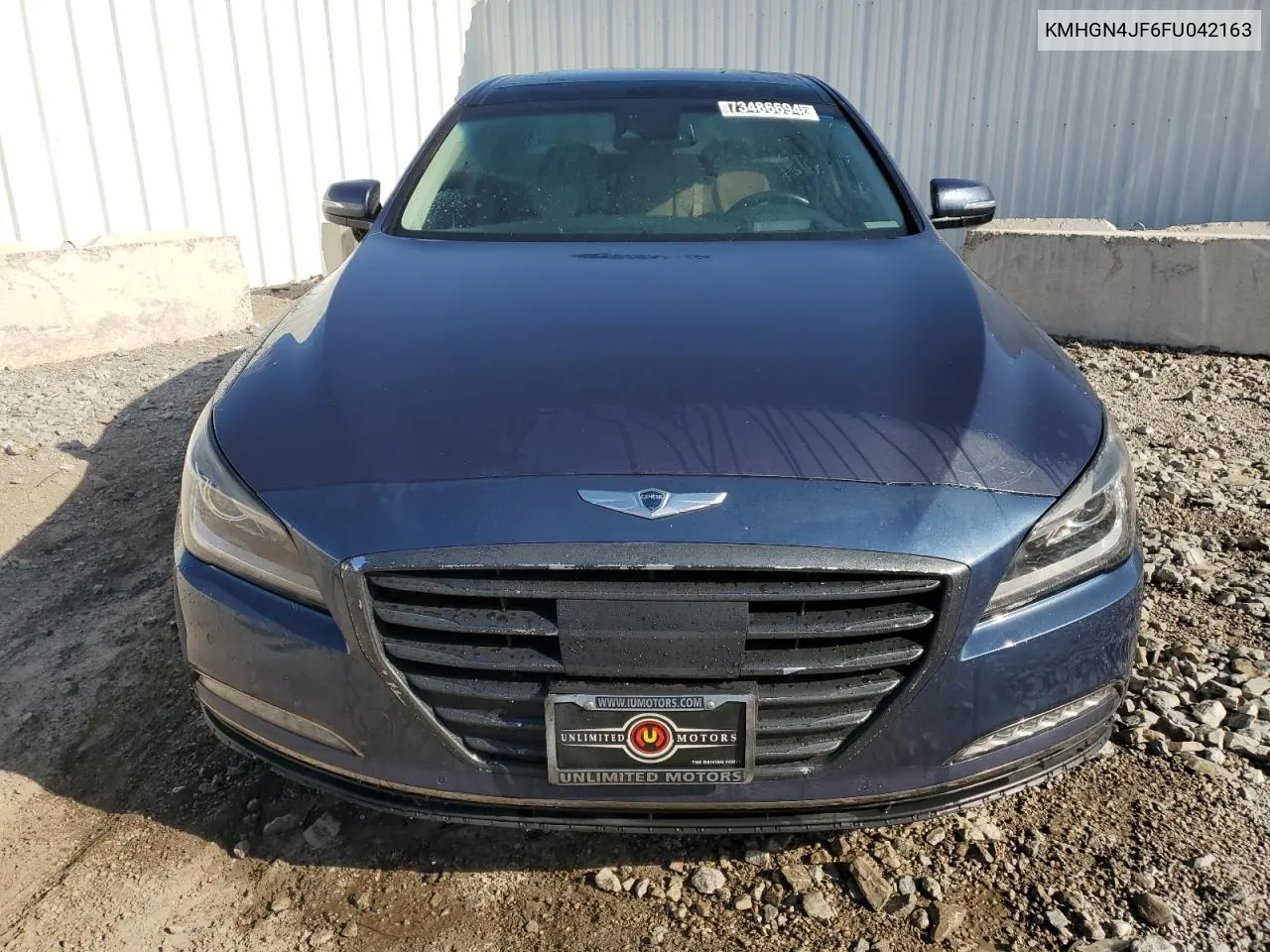 2015 Hyundai Genesis 5.0L VIN: KMHGN4JF6FU042163 Lot: 73486694