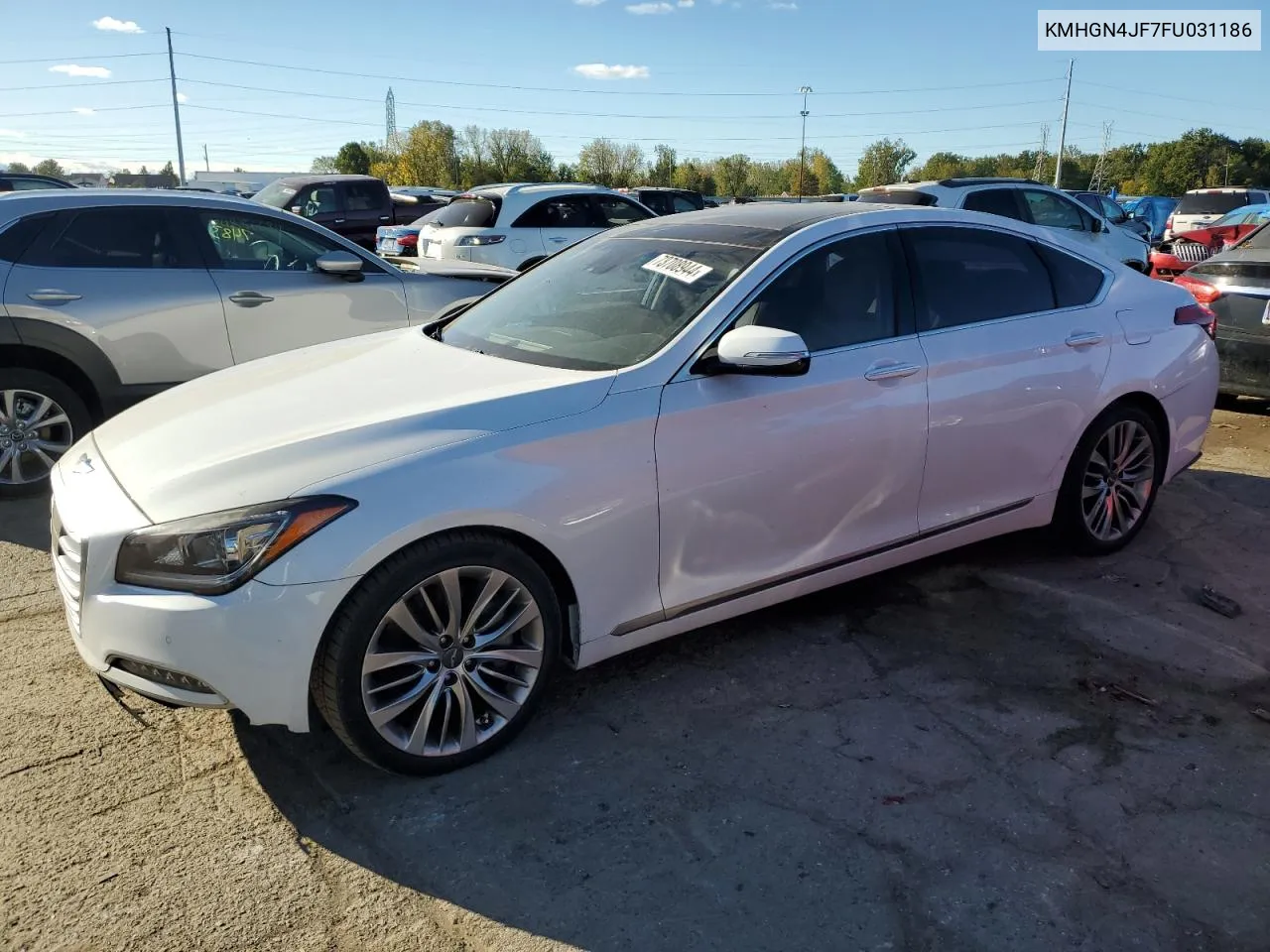 KMHGN4JF7FU031186 2015 Hyundai Genesis 5.0L