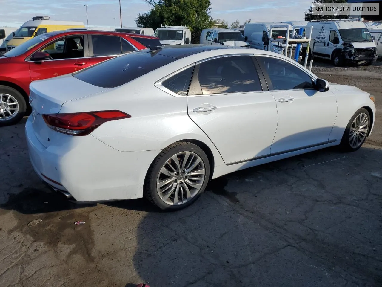 2015 Hyundai Genesis 5.0L VIN: KMHGN4JF7FU031186 Lot: 73708944