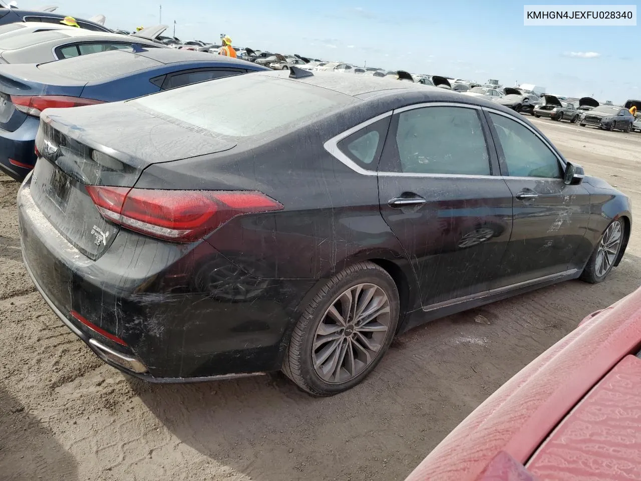 KMHGN4JEXFU028340 2015 Hyundai Genesis 3.8L