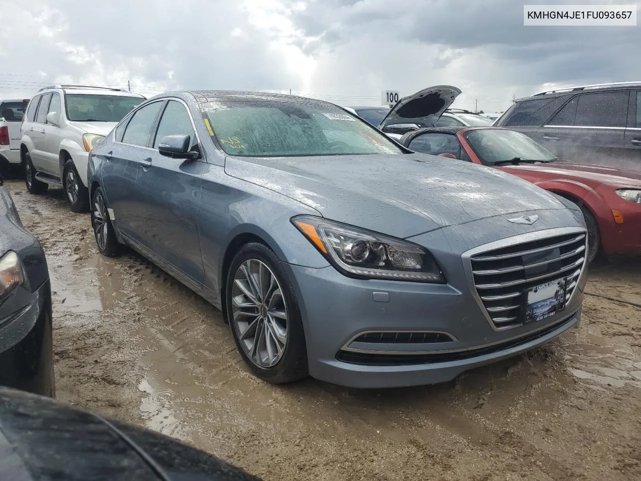 2015 Hyundai Genesis 3.8L VIN: KMHGN4JE1FU093657 Lot: 74033064