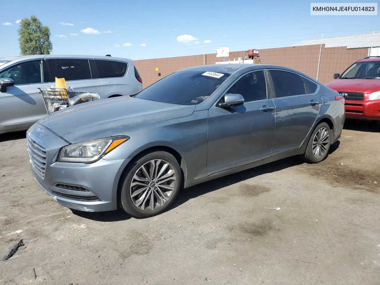 2015 Hyundai Genesis 3.8L VIN: KMHGN4JE4FU014823 Lot: 74445644