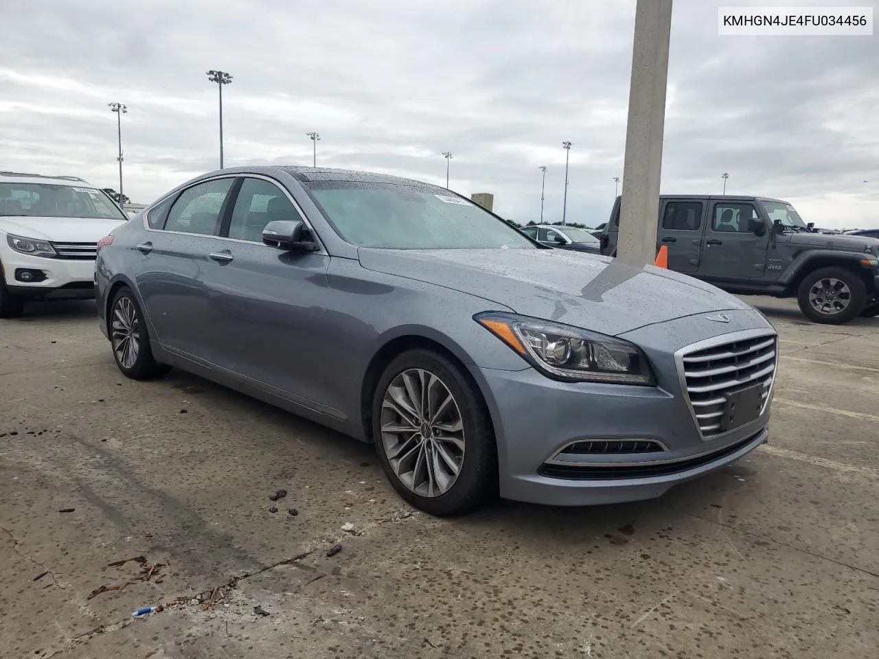 2015 Hyundai Genesis 3.8L VIN: KMHGN4JE4FU034456 Lot: 74460414