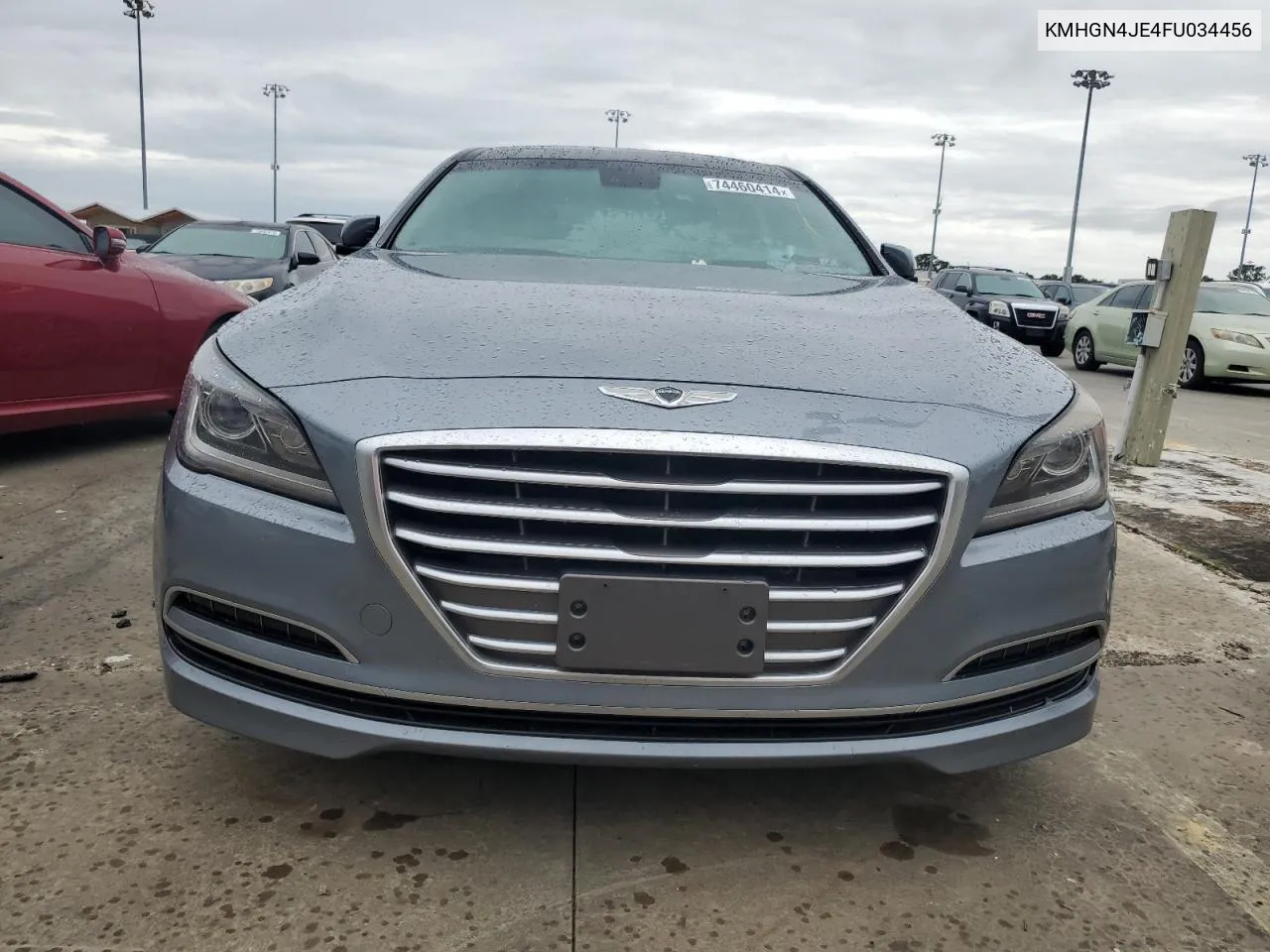 2015 Hyundai Genesis 3.8L VIN: KMHGN4JE4FU034456 Lot: 74460414