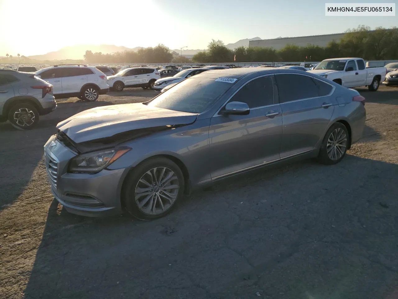 2015 Hyundai Genesis 3.8L VIN: KMHGN4JE5FU065134 Lot: 74533084