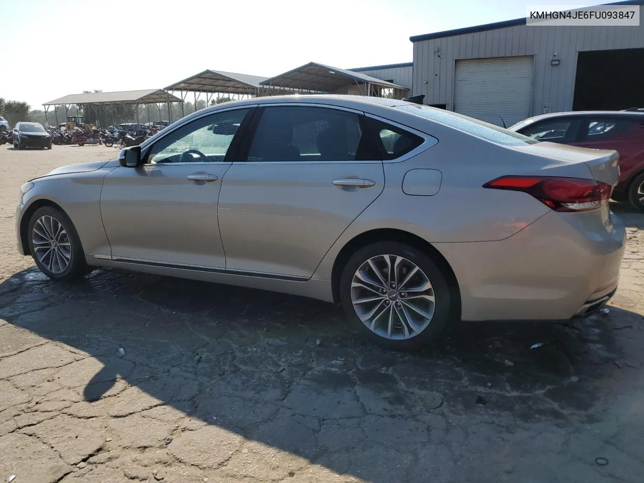 2015 Hyundai Genesis 3.8L VIN: KMHGN4JE6FU093847 Lot: 74959224