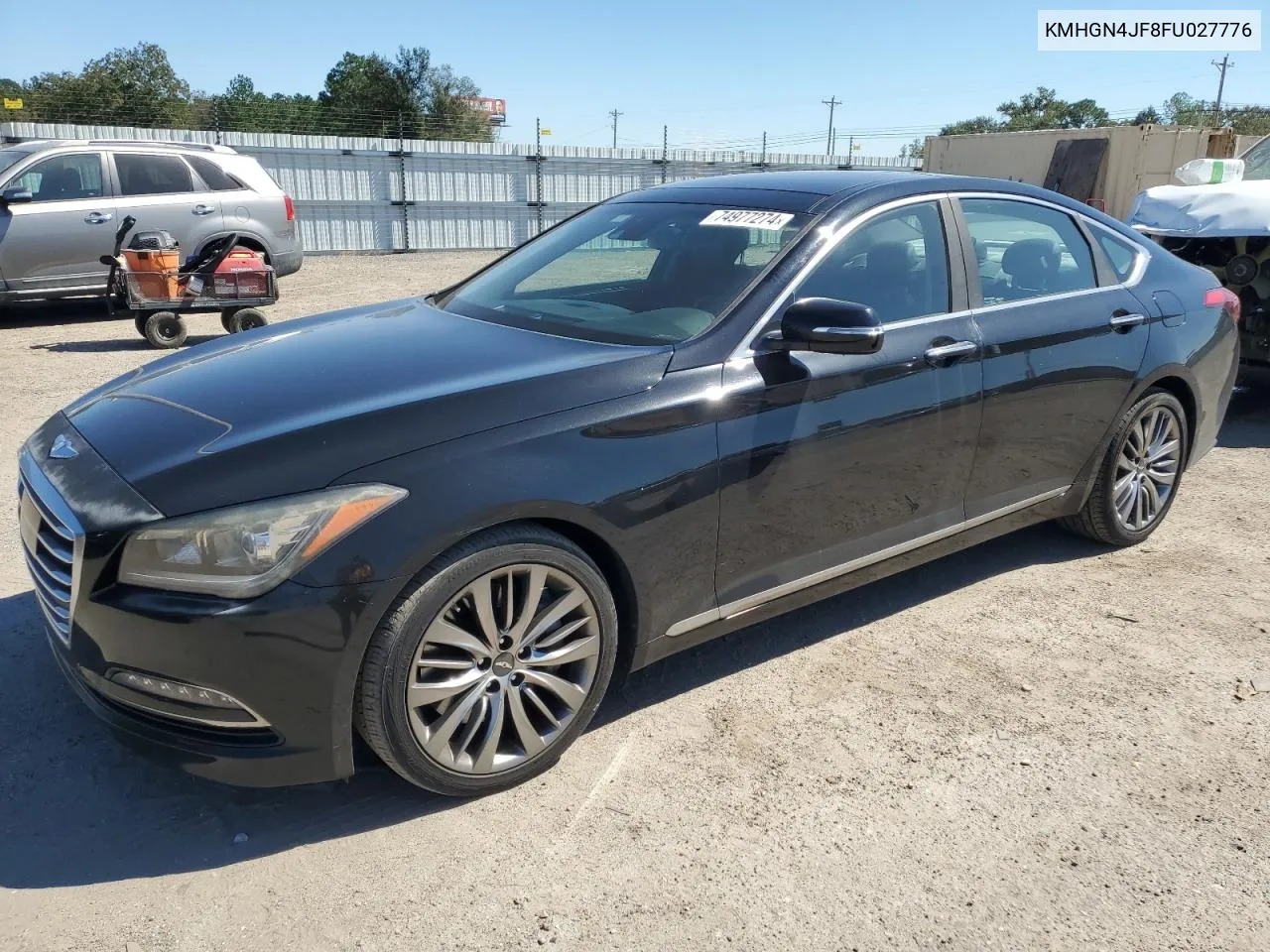 2015 Hyundai Genesis 5.0L VIN: KMHGN4JF8FU027776 Lot: 74977274