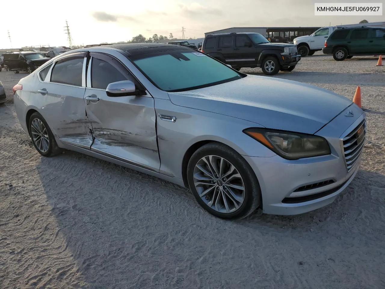 2015 Hyundai Genesis 3.8L VIN: KMHGN4JE5FU069927 Lot: 74990854