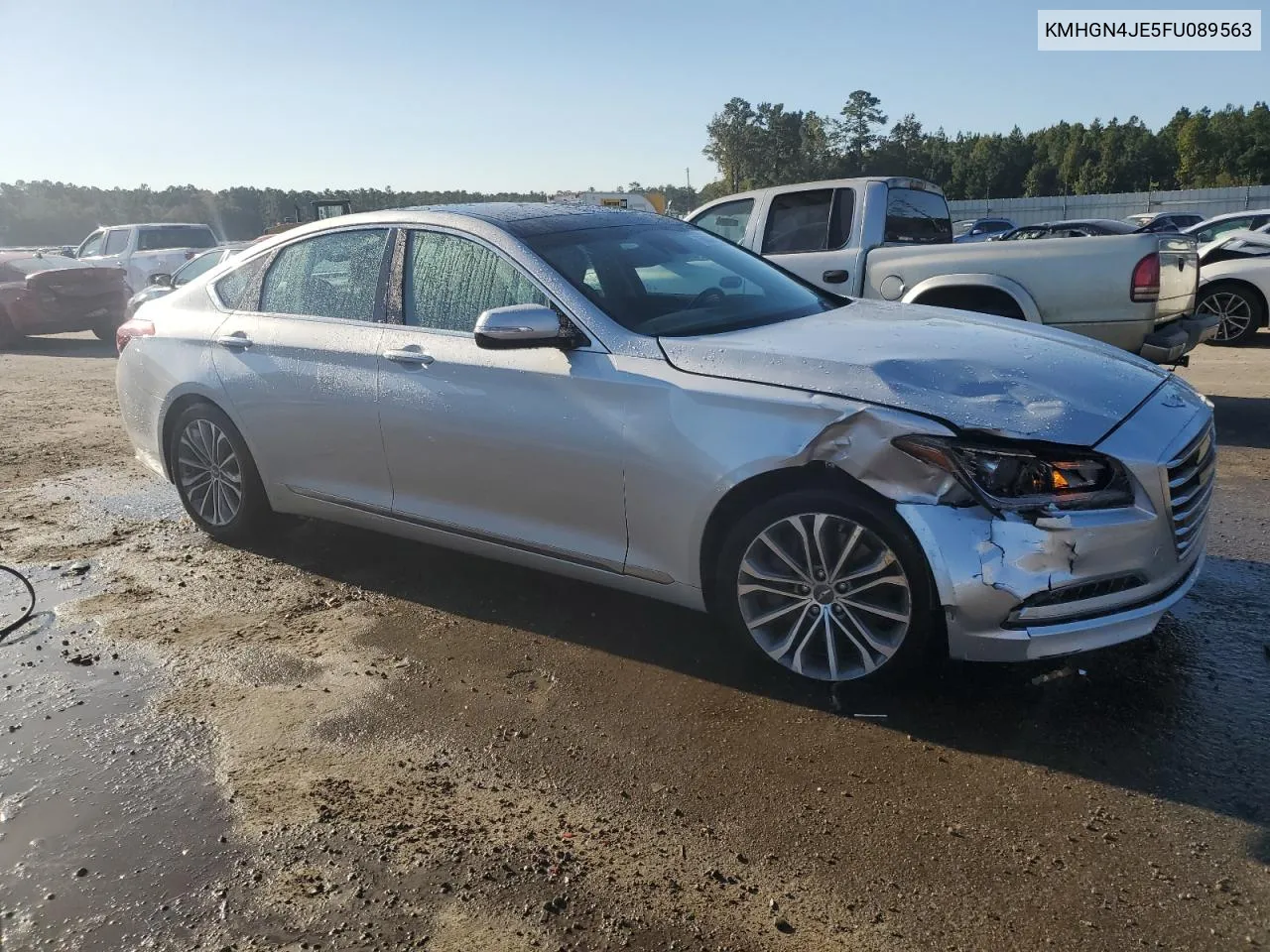 2015 Hyundai Genesis 3.8L VIN: KMHGN4JE5FU089563 Lot: 75434424