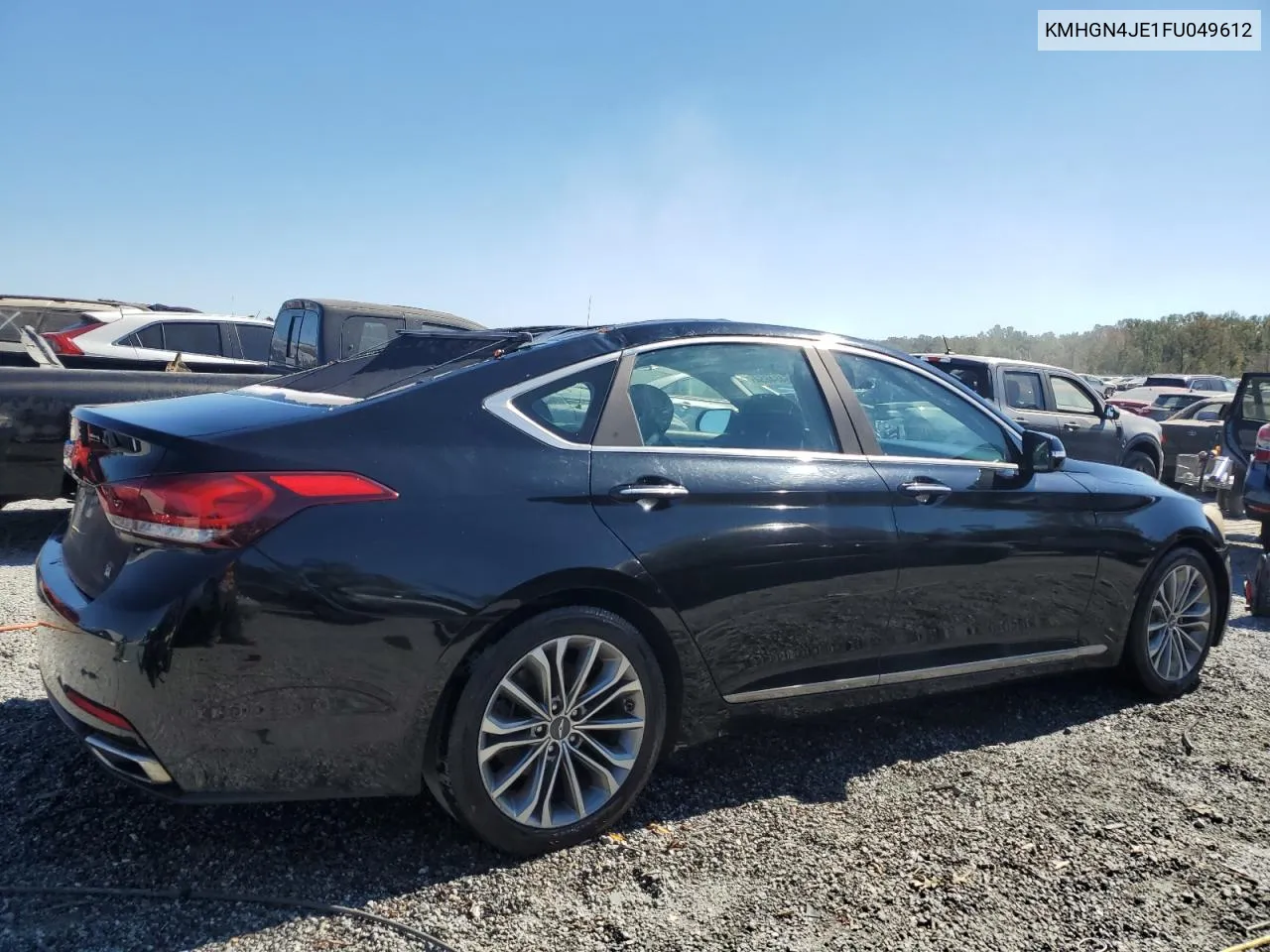 2015 Hyundai Genesis 3.8L VIN: KMHGN4JE1FU049612 Lot: 75484654