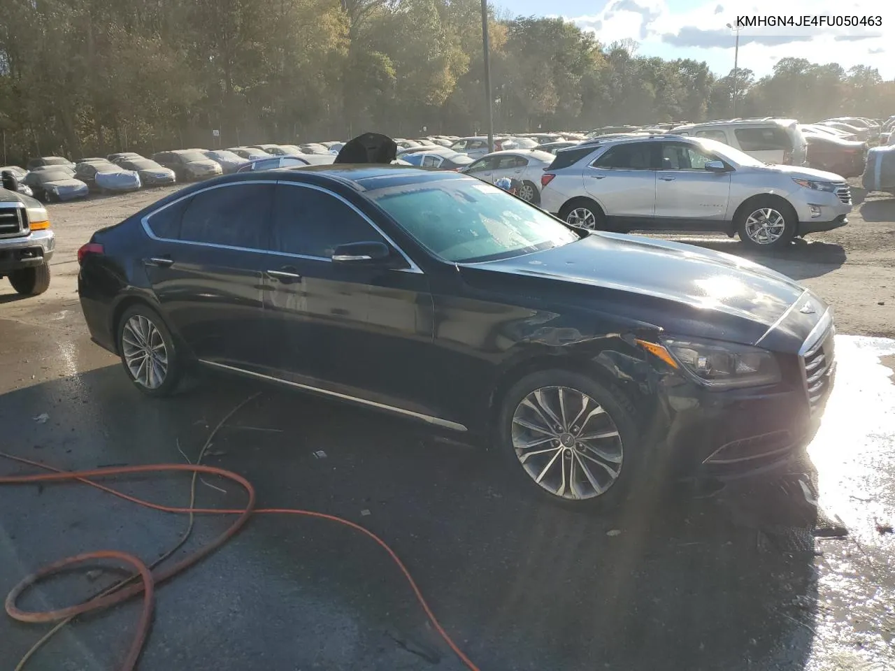 2015 Hyundai Genesis 3.8L VIN: KMHGN4JE4FU050463 Lot: 75496804