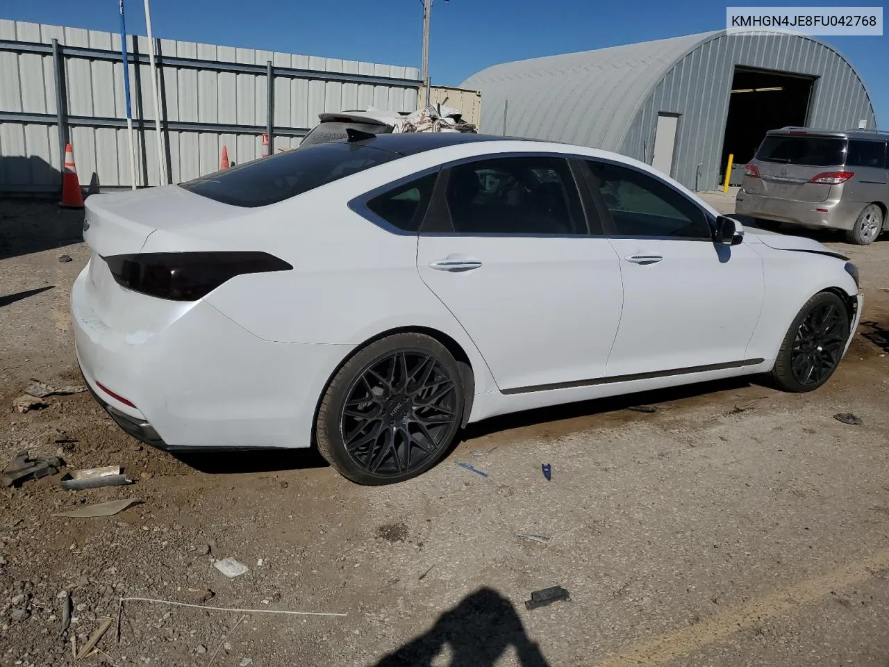 2015 Hyundai Genesis 3.8L VIN: KMHGN4JE8FU042768 Lot: 75961194