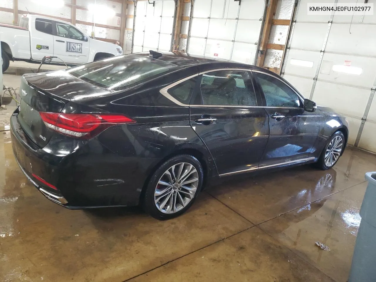 2015 Hyundai Genesis 3.8L VIN: KMHGN4JE0FU102977 Lot: 76110604