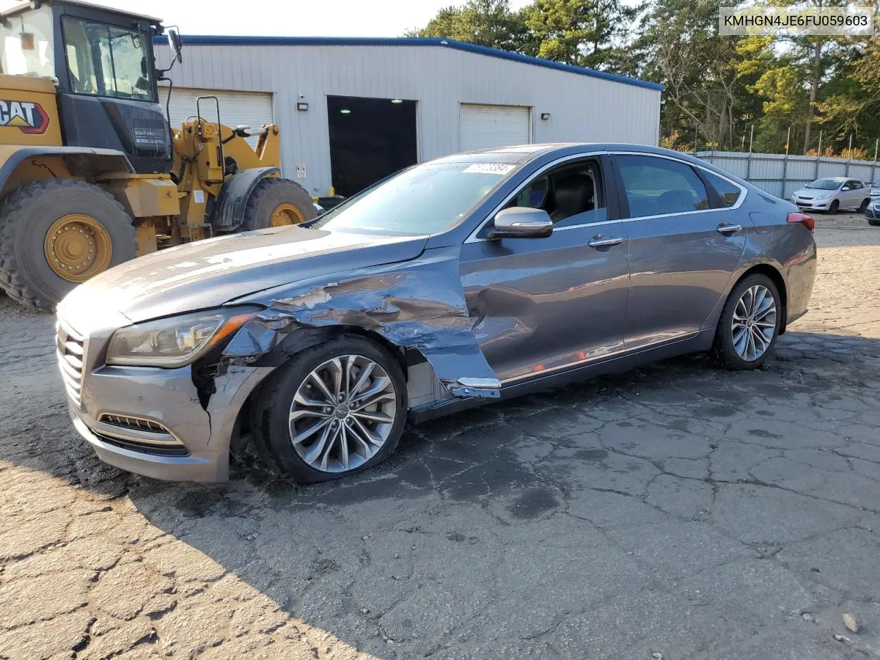 2015 Hyundai Genesis 3.8L VIN: KMHGN4JE6FU059603 Lot: 76123384