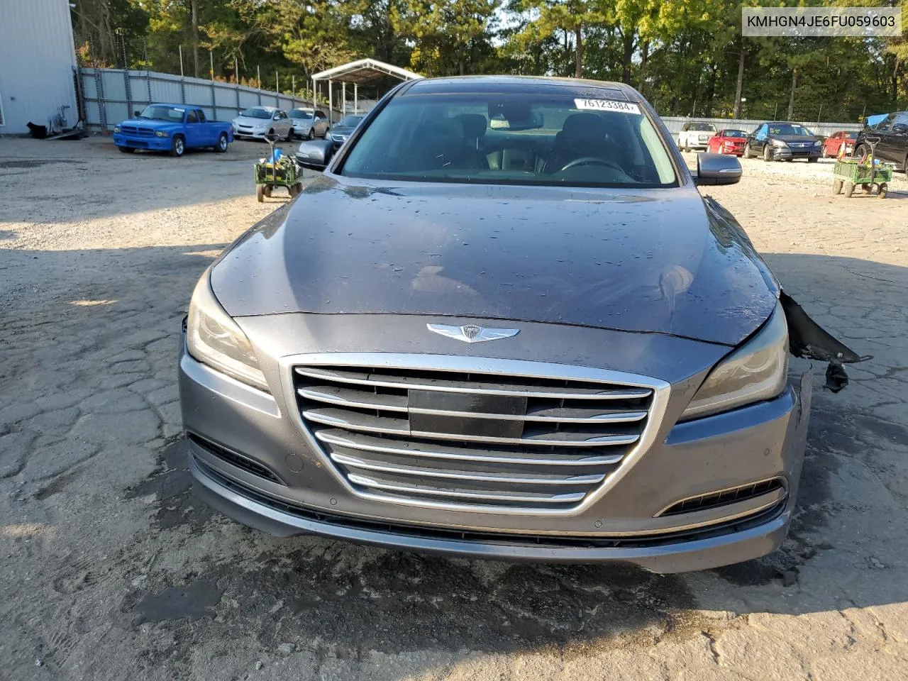 2015 Hyundai Genesis 3.8L VIN: KMHGN4JE6FU059603 Lot: 76123384