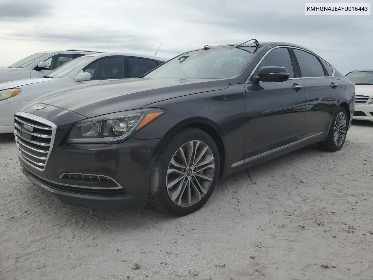 2015 Hyundai Genesis 3.8L VIN: KMHGN4JE4FU016443 Lot: 76380454