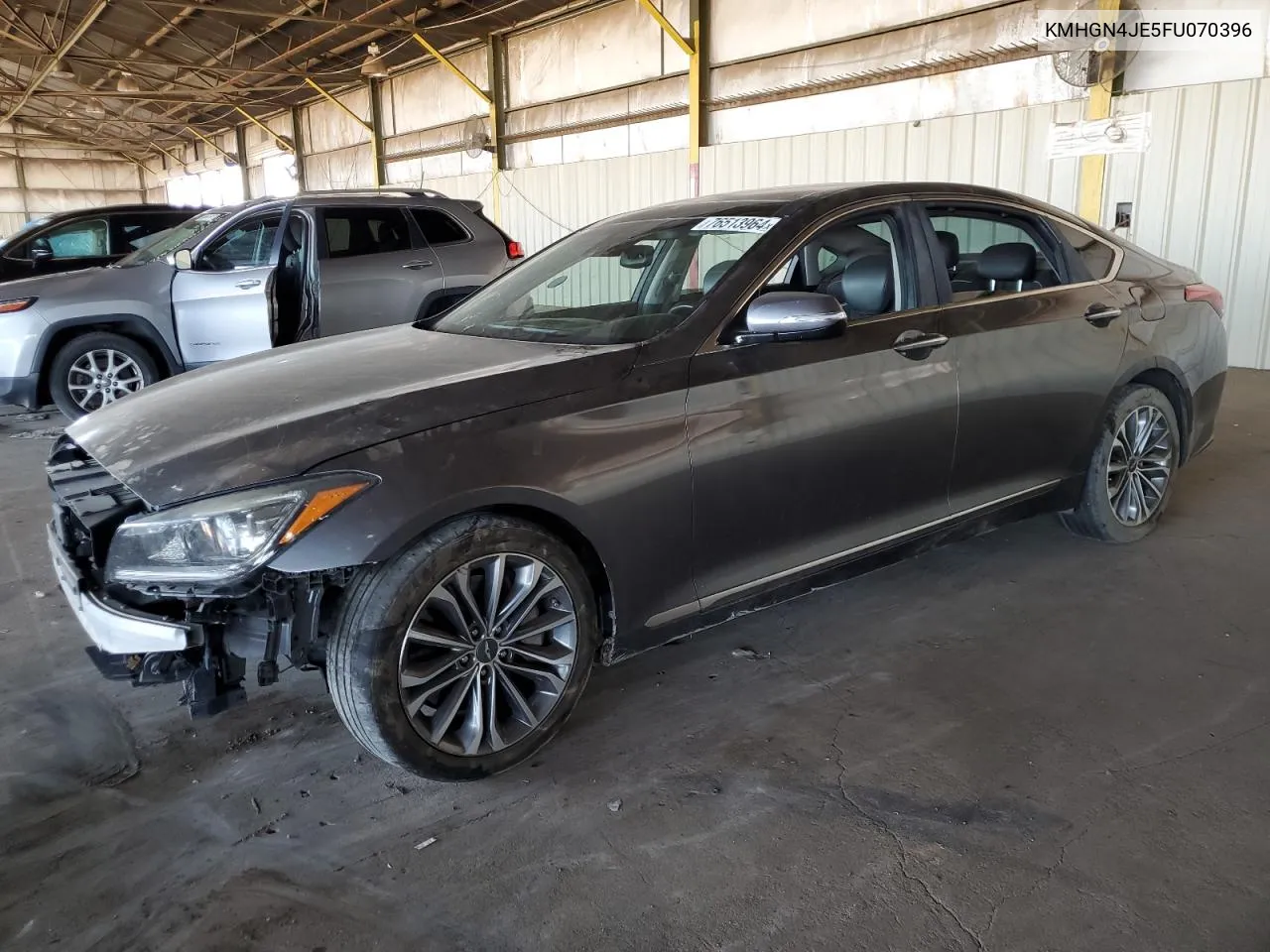 2015 Hyundai Genesis 3.8L VIN: KMHGN4JE5FU070396 Lot: 76513964