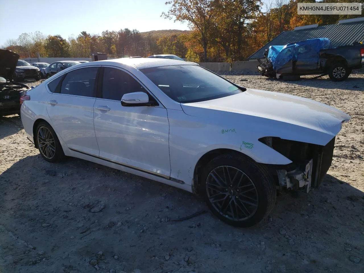 KMHGN4JE9FU071454 2015 Hyundai Genesis 3.8L