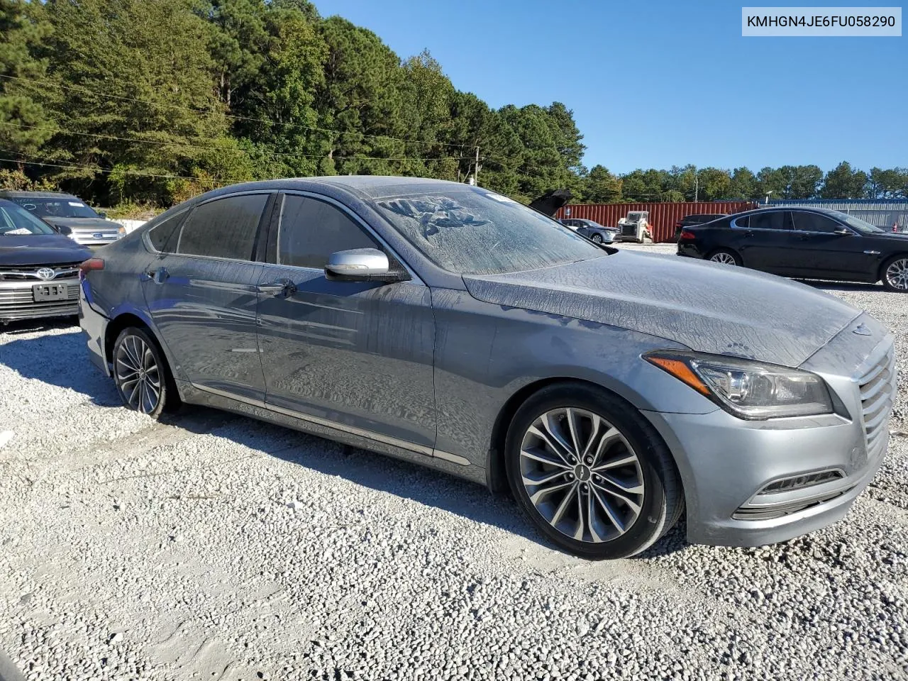 2015 Hyundai Genesis 3.8L VIN: KMHGN4JE6FU058290 Lot: 76812854