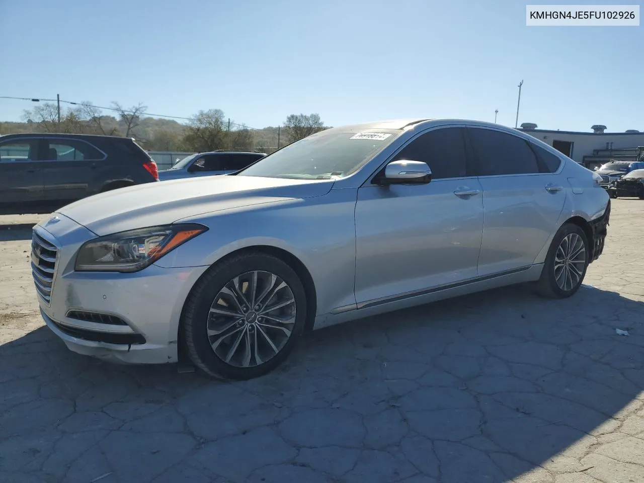 2015 Hyundai Genesis 3.8L VIN: KMHGN4JE5FU102926 Lot: 76918814