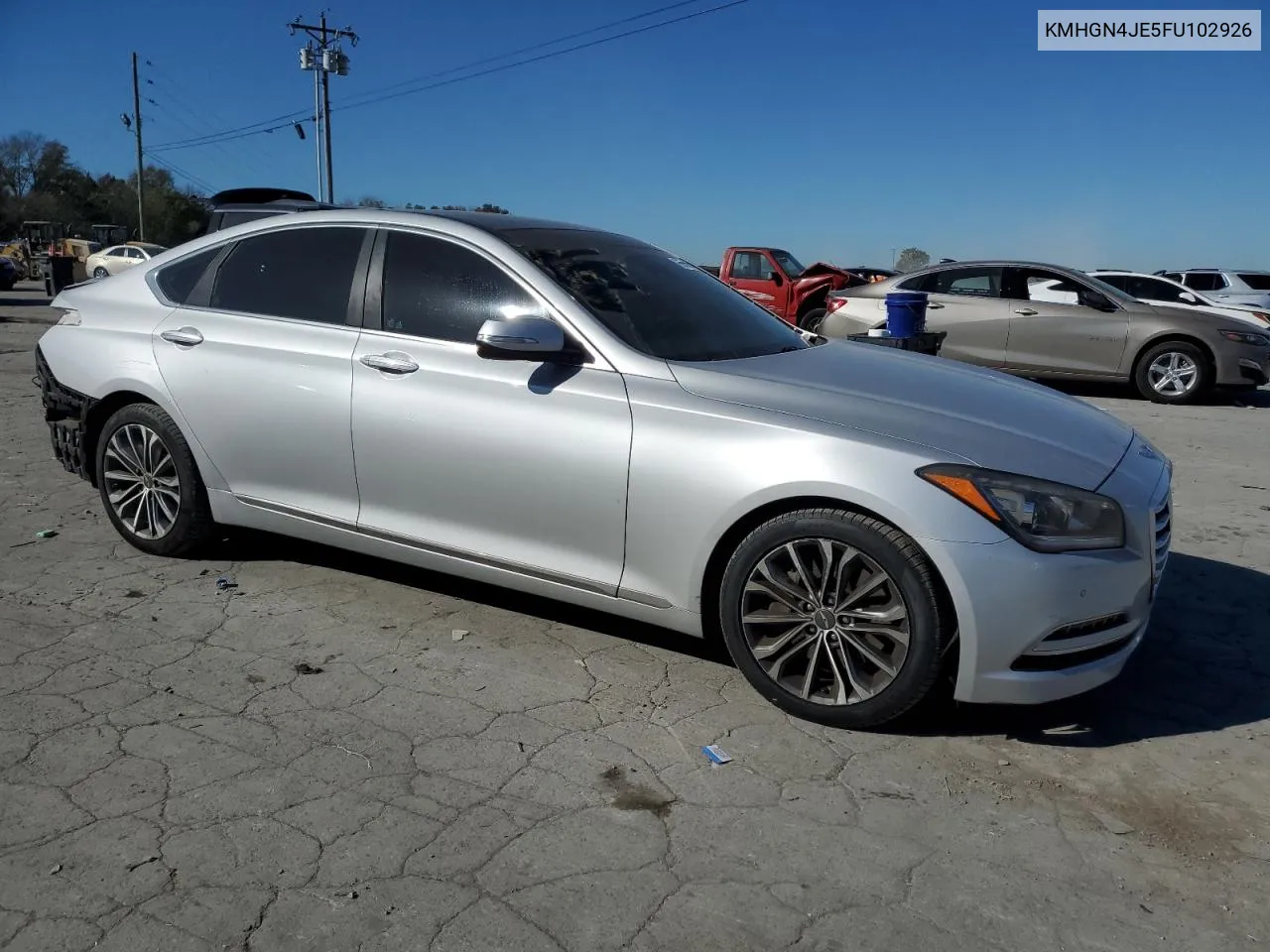 2015 Hyundai Genesis 3.8L VIN: KMHGN4JE5FU102926 Lot: 76918814