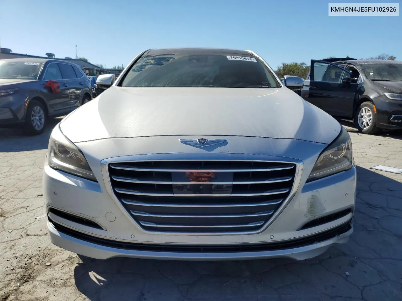 2015 Hyundai Genesis 3.8L VIN: KMHGN4JE5FU102926 Lot: 76918814