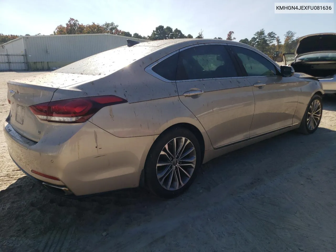 KMHGN4JEXFU081636 2015 Hyundai Genesis 3.8L