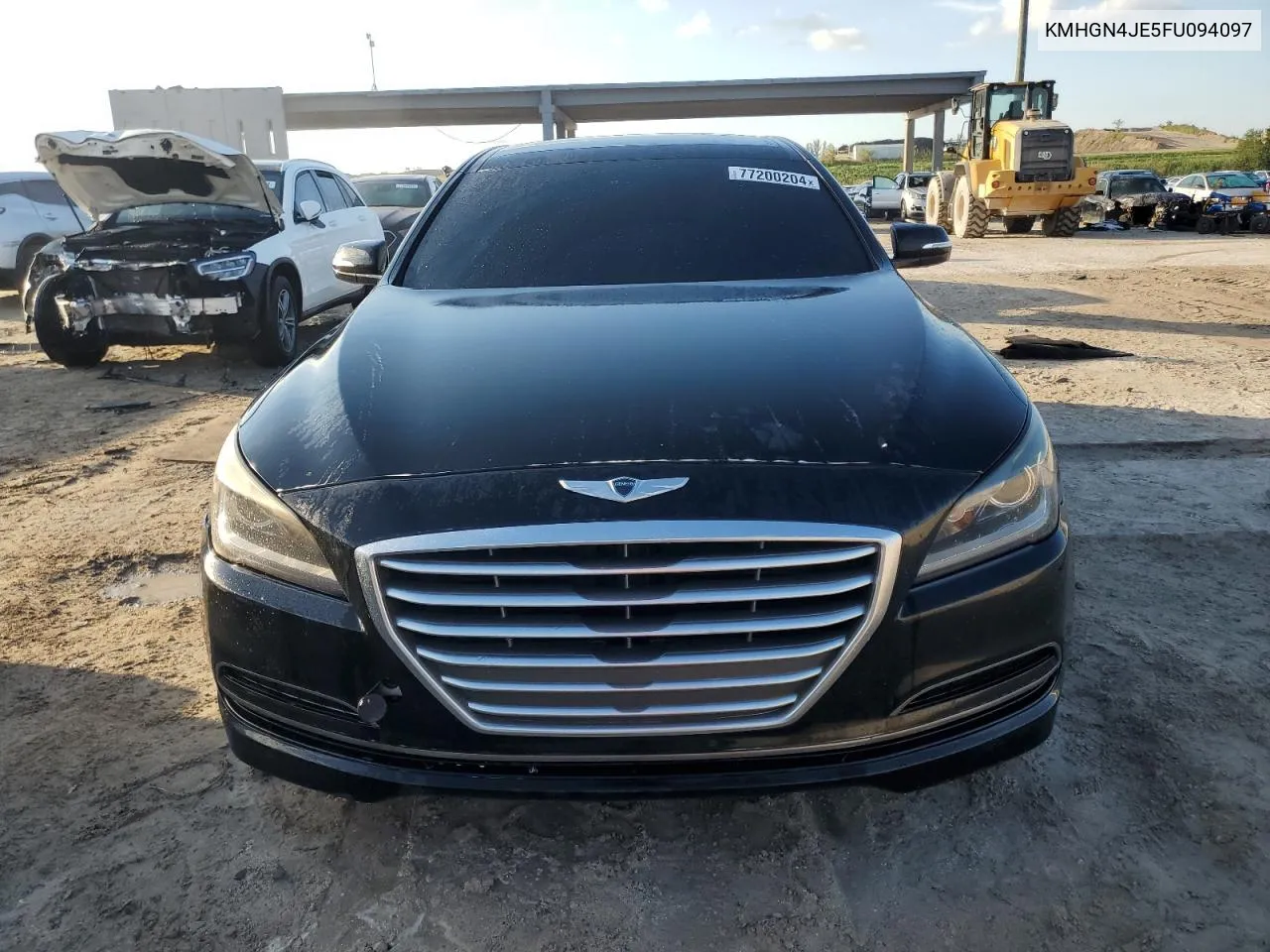 2015 Hyundai Genesis 3.8L VIN: KMHGN4JE5FU094097 Lot: 77200204