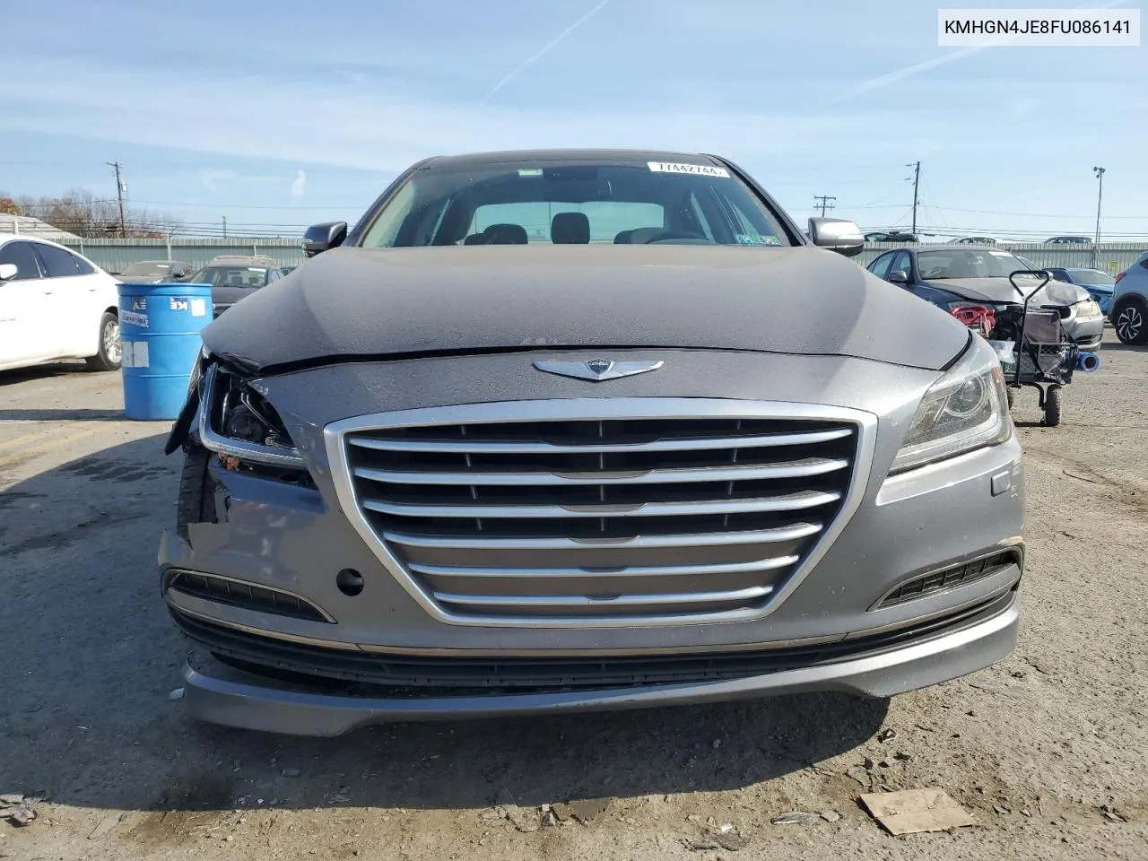 2015 Hyundai Genesis 3.8L VIN: KMHGN4JE8FU086141 Lot: 77442744