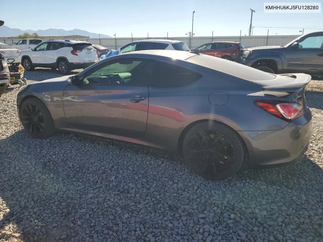 2015 Hyundai Genesis Coupe 3.8L VIN: KMHHU6KJ5FU128280 Lot: 77633804