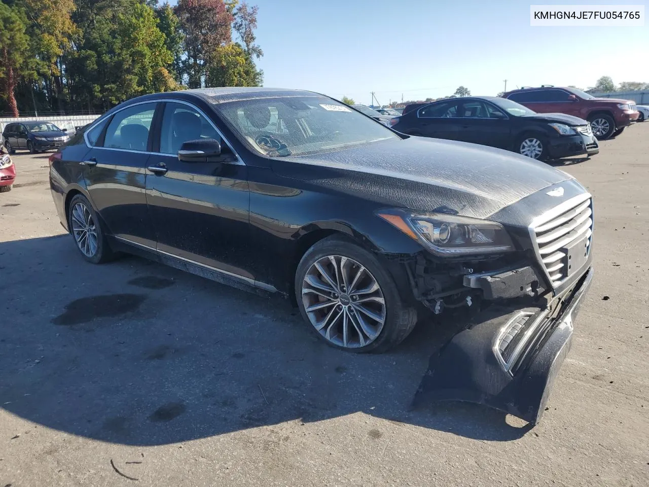 2015 Hyundai Genesis 3.8L VIN: KMHGN4JE7FU054765 Lot: 77676314