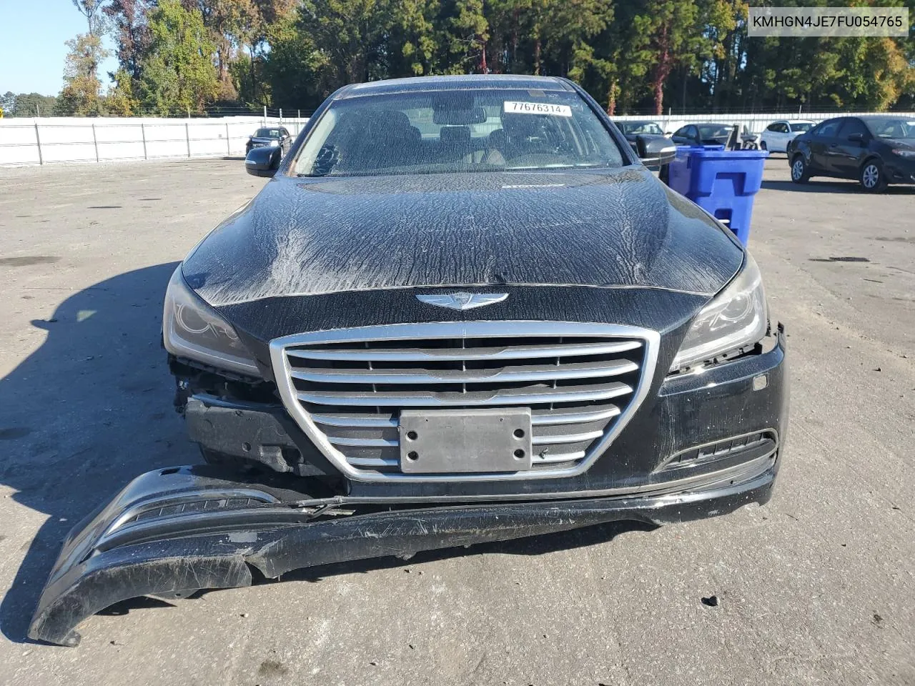 2015 Hyundai Genesis 3.8L VIN: KMHGN4JE7FU054765 Lot: 77676314