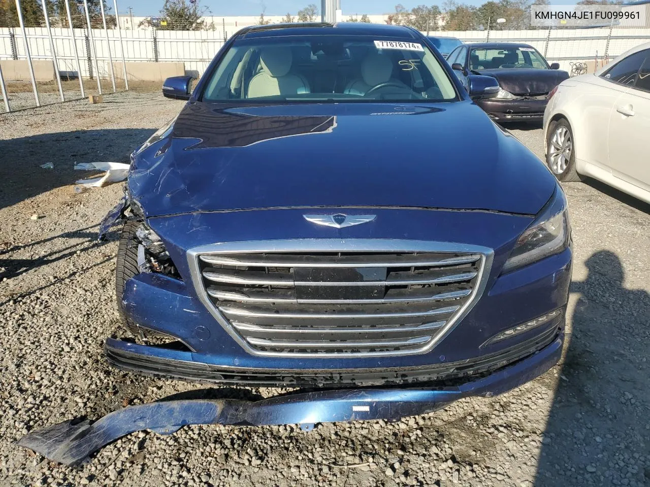 KMHGN4JE1FU099961 2015 Hyundai Genesis 3.8L