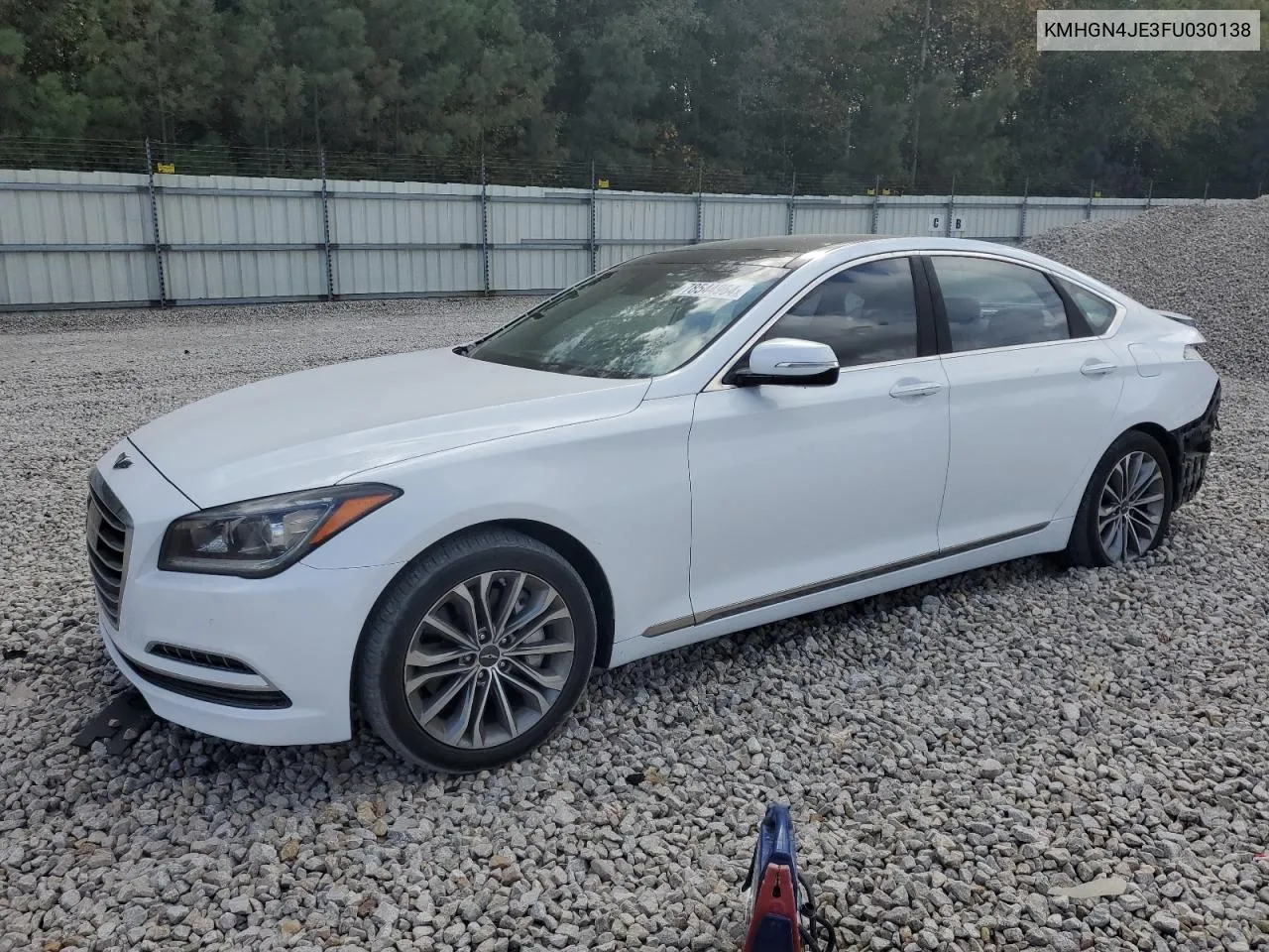 2015 Hyundai Genesis 3.8L VIN: KMHGN4JE3FU030138 Lot: 78544964