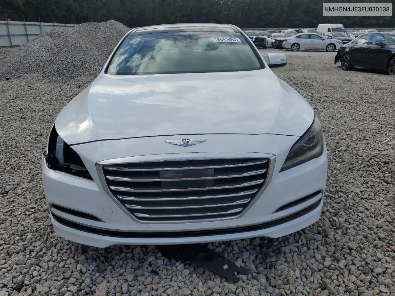 2015 Hyundai Genesis 3.8L VIN: KMHGN4JE3FU030138 Lot: 78544964