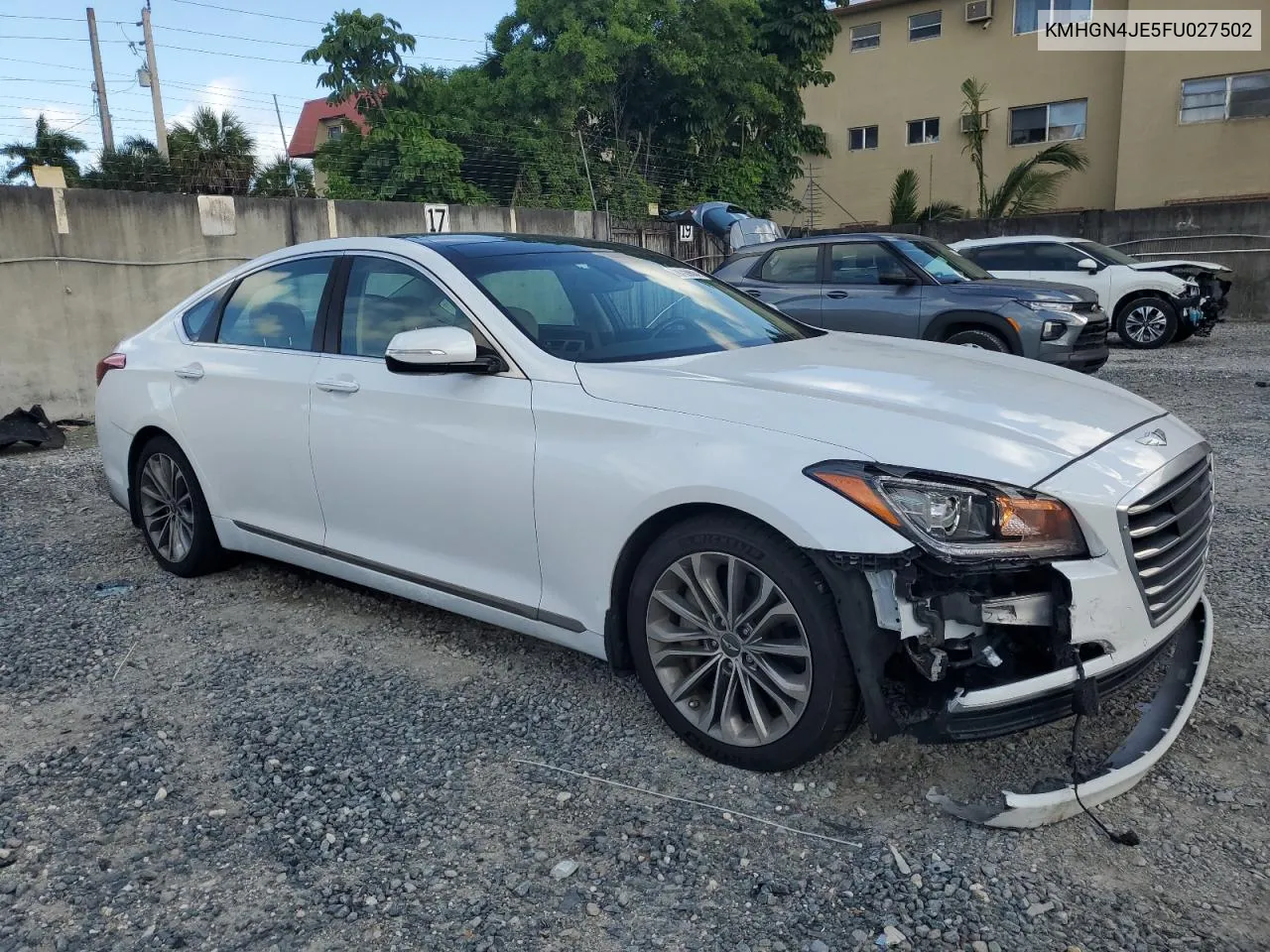 2015 Hyundai Genesis 3.8L VIN: KMHGN4JE5FU027502 Lot: 78709804